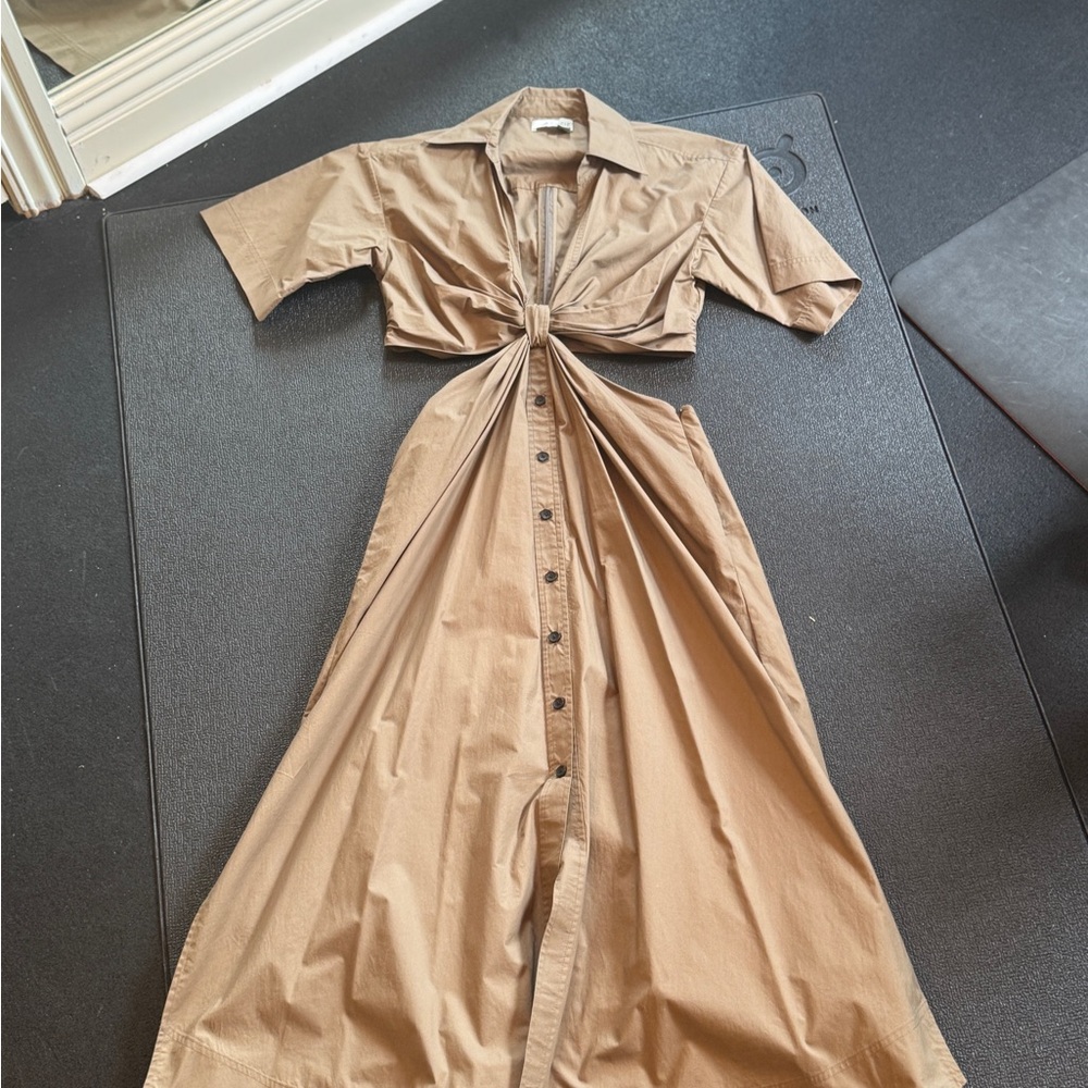 A.L.C. Maxi Button-Down Dress